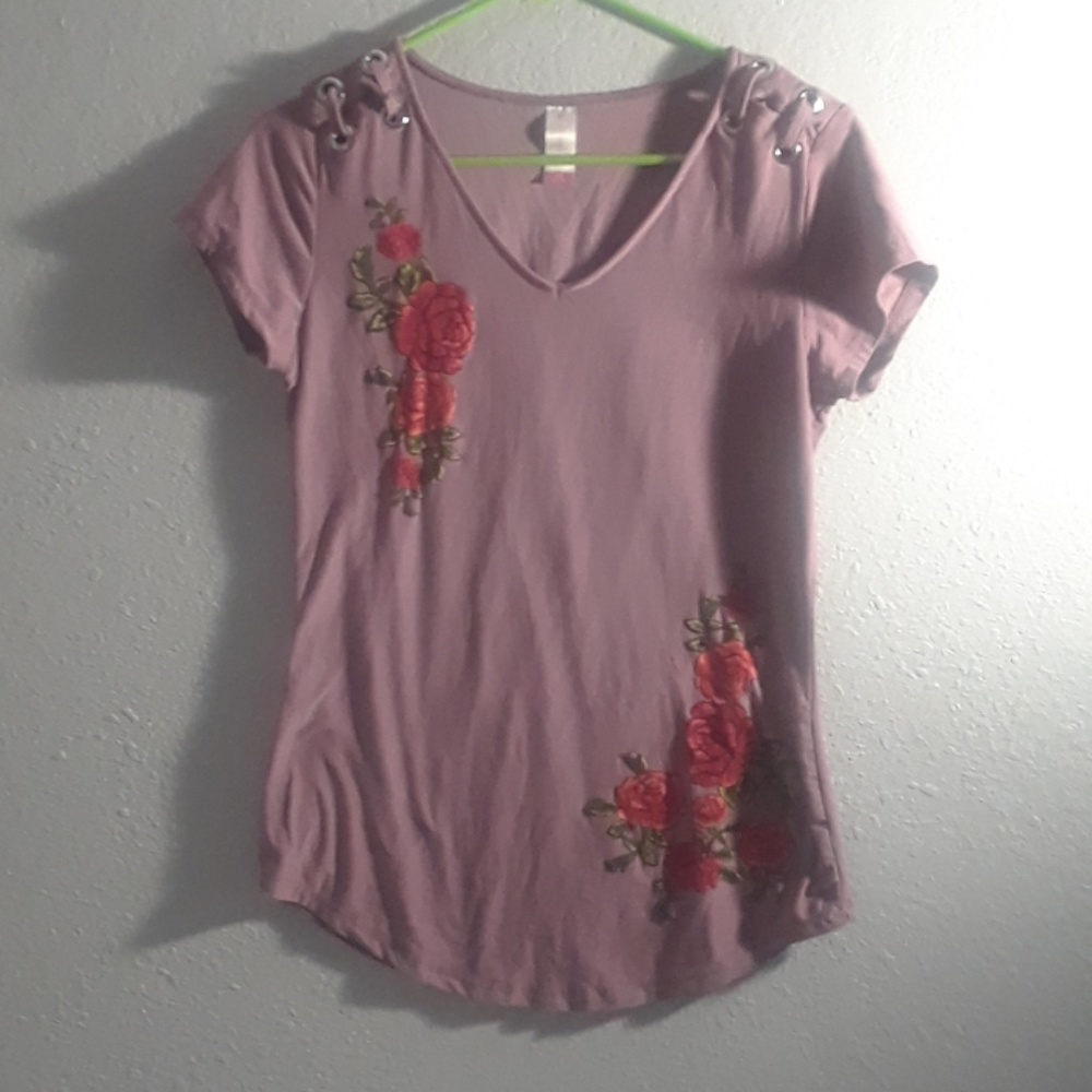 shirt with flowers